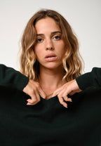 V-Neck Jumper - Gardoria - Cypress