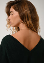 Jersey Cuello en V Delante y Detrás - Giegn - Ciprés