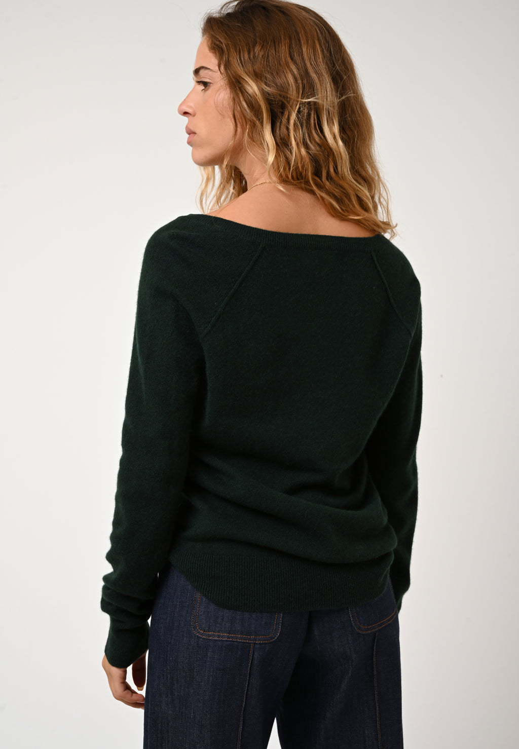 Jersey Cuello V - Giusalet - Ciprés