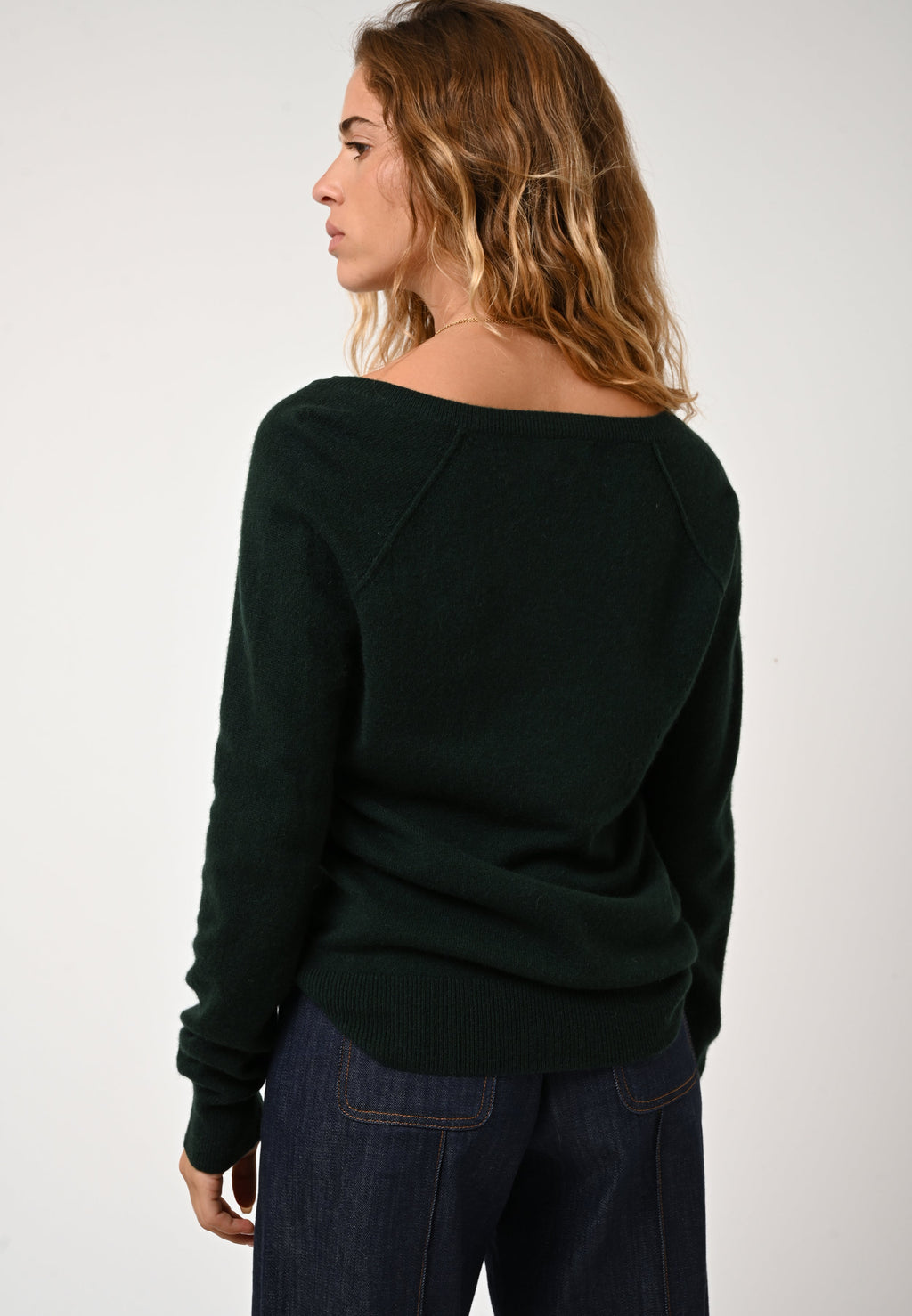 Jersey Cuello V - Giusalet - Ciprés