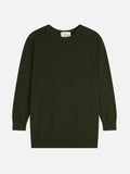 Pull Col Rond Boutonné Dos - Estaris - Kaki
