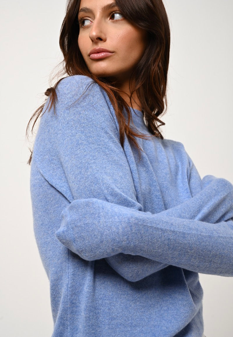 Pull Col Rond - Ecrin - Sky