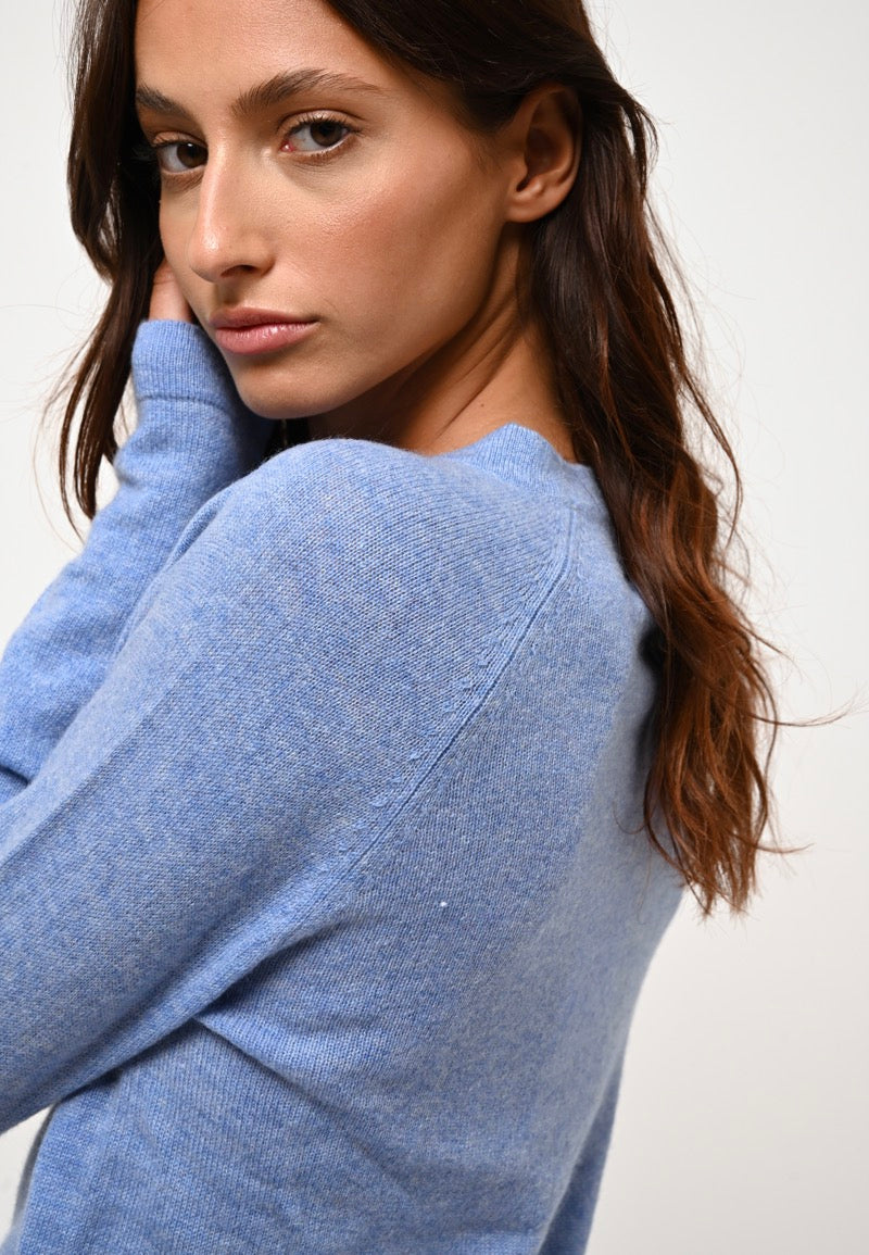 Pull Col Rond - Ecrin - Sky