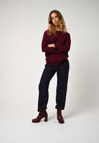 Batwing Jumper - Goléon - Burgundy