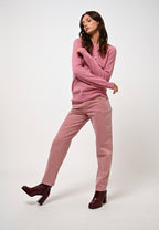 Crew Neck Jumper - Etret - Petal