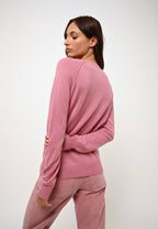 Crew Neck Jumper - Etret - Petal