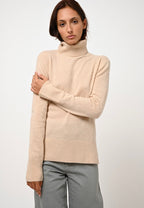 Roll-Neck Jumper - Fornet - Sand