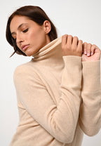 Roll-Neck Jumper - Fornet - Sand