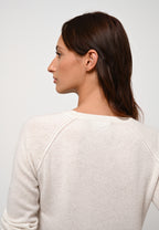 Crew Neck Jumper - Etret - Ivory