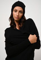 4-Ply Beanie - Scott - Black