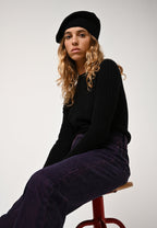 Béret 4 Fils - Liwi - Noir