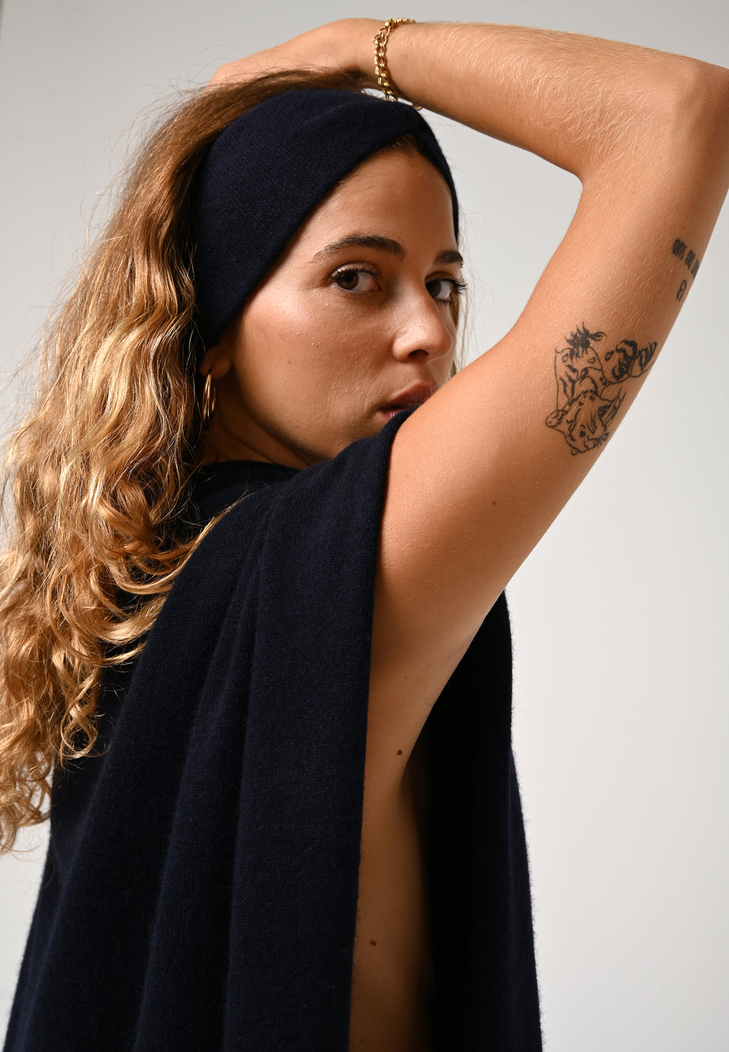 4-Ply Headband - Lana - Navy