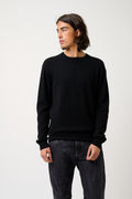 Crew Neck Jumper - Nolan - Black