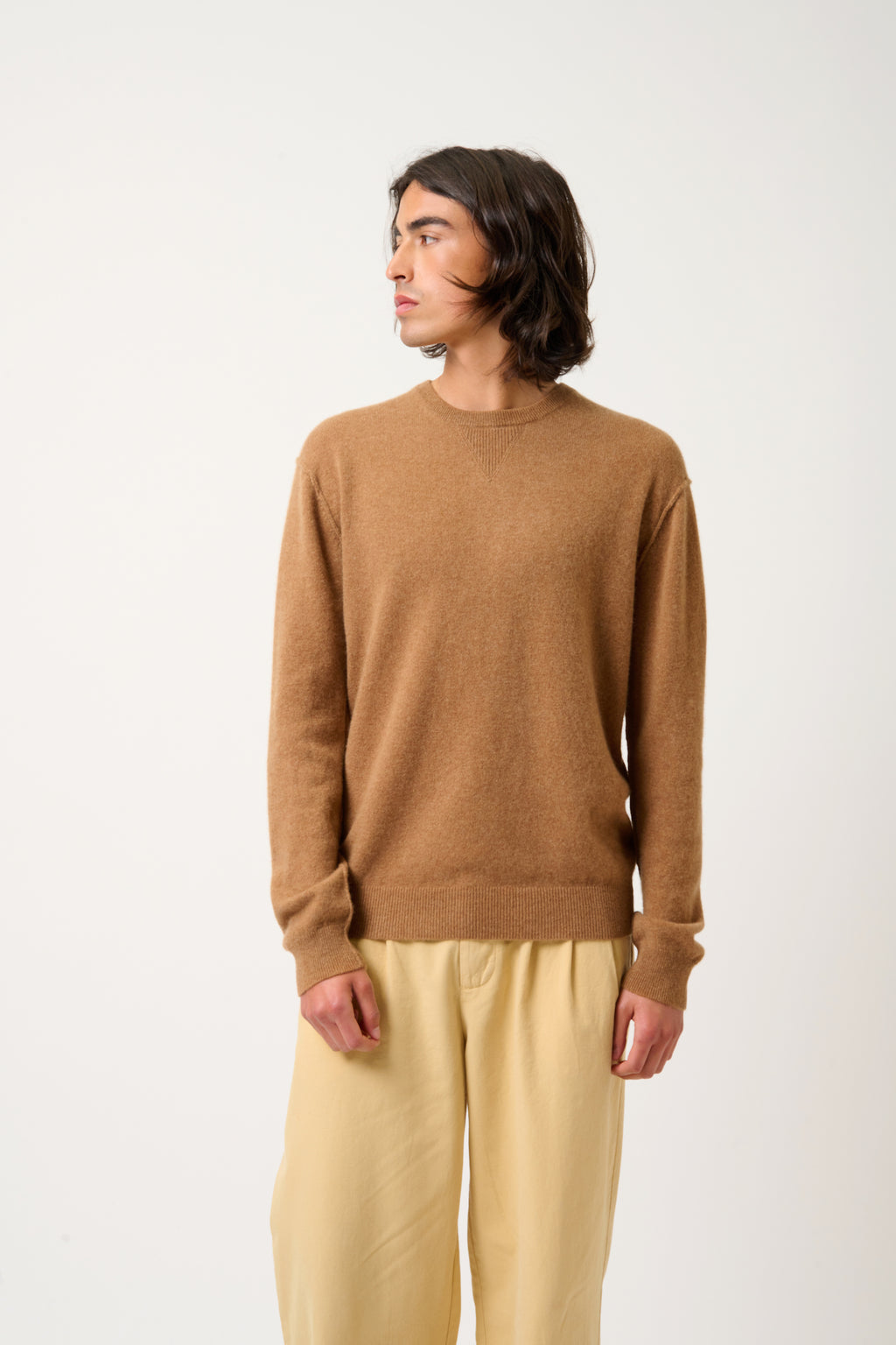 Jersey de cuello redondo - Nolan - Avellana