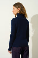Pull Col Roulé - Suzie - Navy