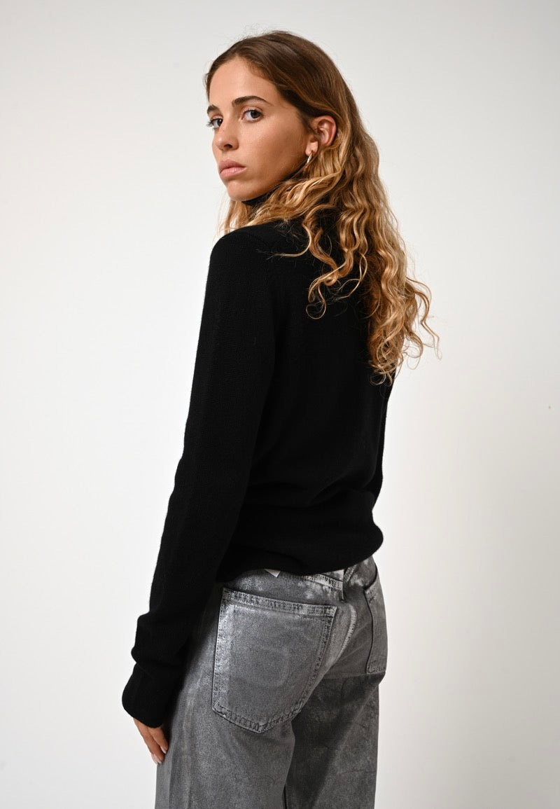 Pull Col Roulé - Suzie - Noir