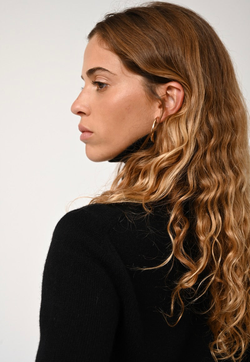 Rollneck Jumper - Suzie - Black