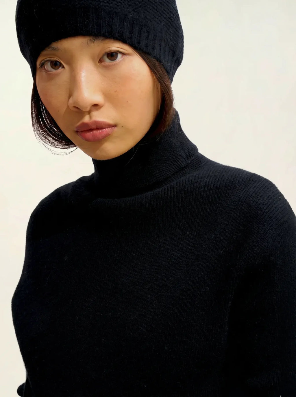 Pull Col Roulé - Suzie - Noir