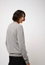 Pull Col V 4 Fils - Victor - Nuage Chiné