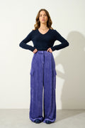 V-Neck Jumper 4 Threads - Chelsea - Navy
