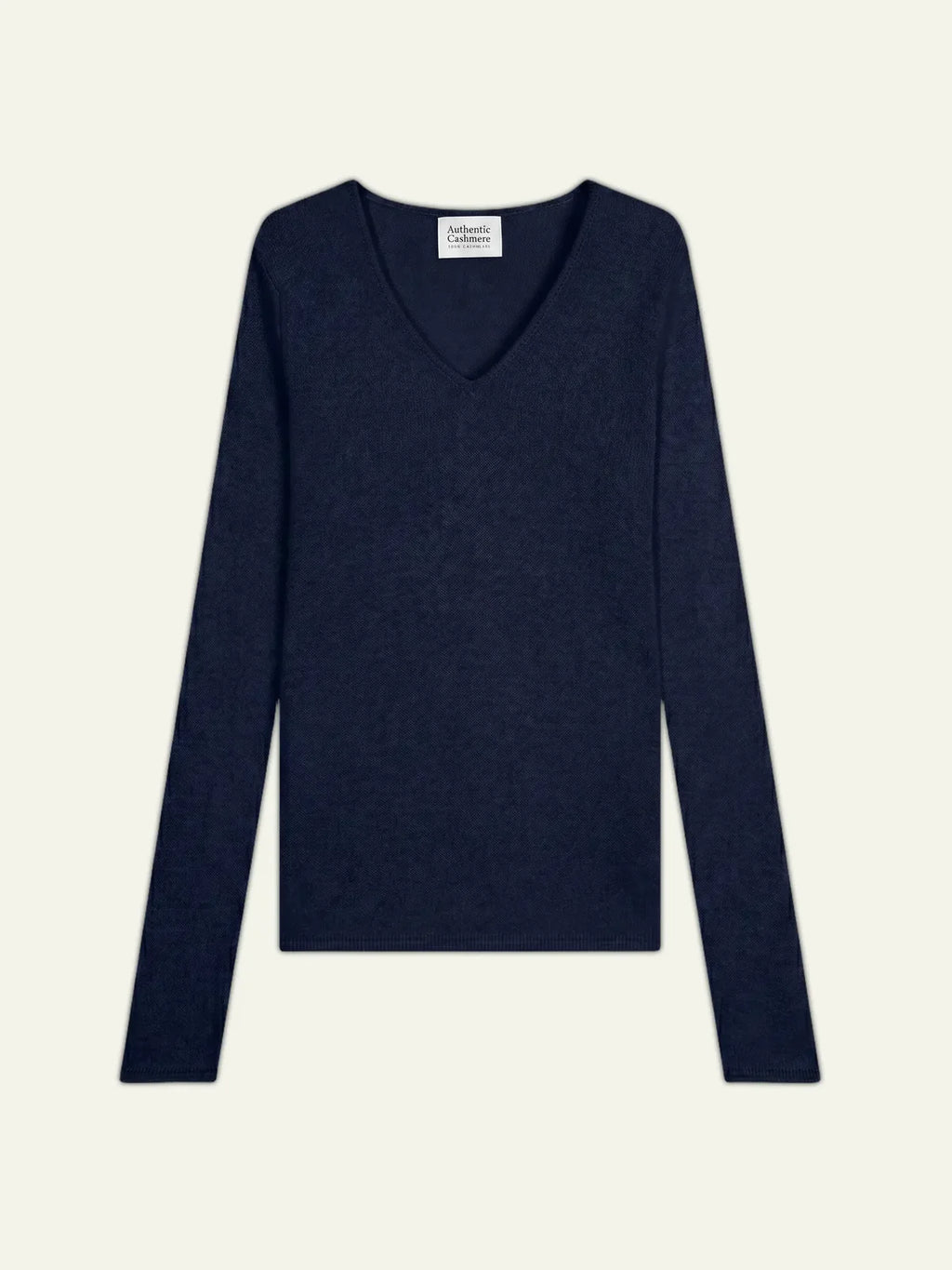 Pull Col V 4 Fils - Chelsea - Bleu Marine