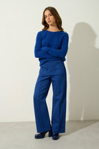 Pull Col Rond 4 Fils - Ivy - Outremer