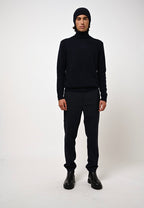 4-Ply Turtleneck Sweater - Martin - Navy