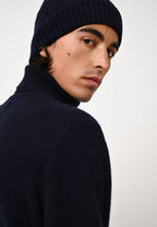 Pull Col Roulé 4 Fils - Martin - Navy