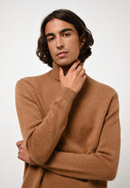 Pull Col Roulé 4 Fils - Martin - Noisette