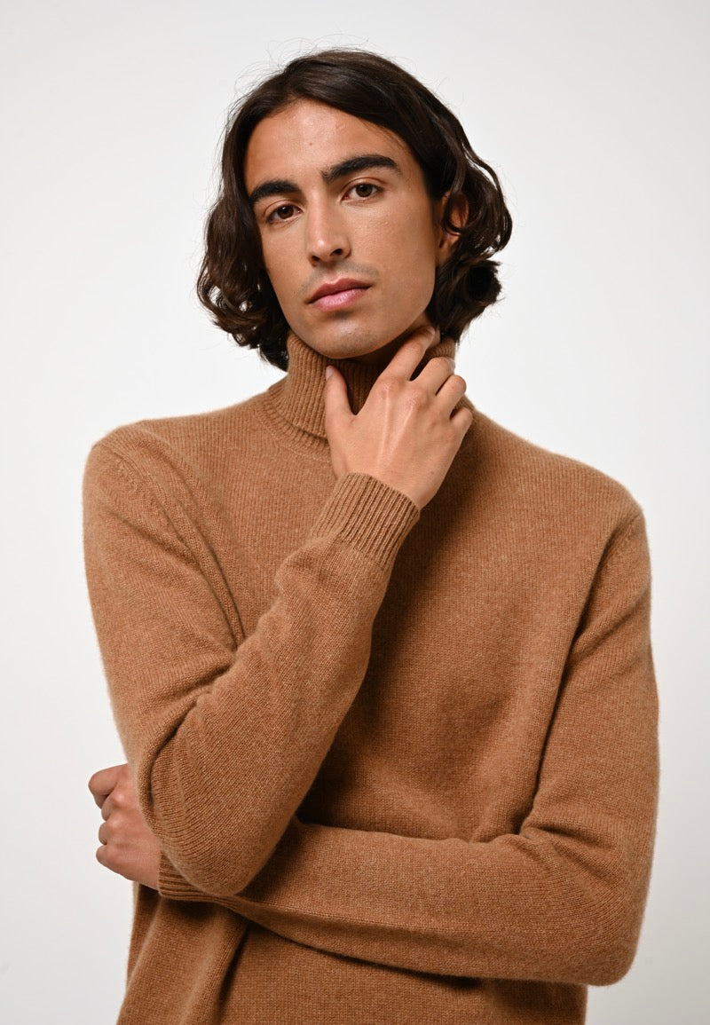 Jersey Cuello Alto 4 Hilos - Martin - Avellana
