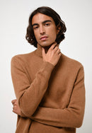 Pull Col Roulé 4 Fils - Martin - Noisette