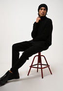 Pull Col Roulé 4 Fils - Martin - Noir