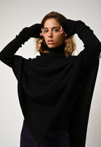 Poncho de 4 hilos - Meryl - Negro