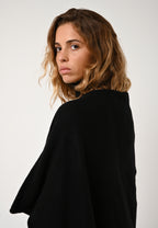 Poncho de 4 hilos - Meryl - Negro
