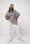 4-Ply Poncho - Meryl - Heathered Cloud
