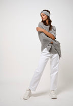 4-Ply Poncho - Meryl - Heathered Cloud