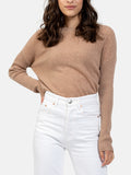 Round-Neck Jumper - Daria - Brown