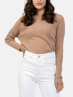 Round-Neck Jumper - Daria - Brown