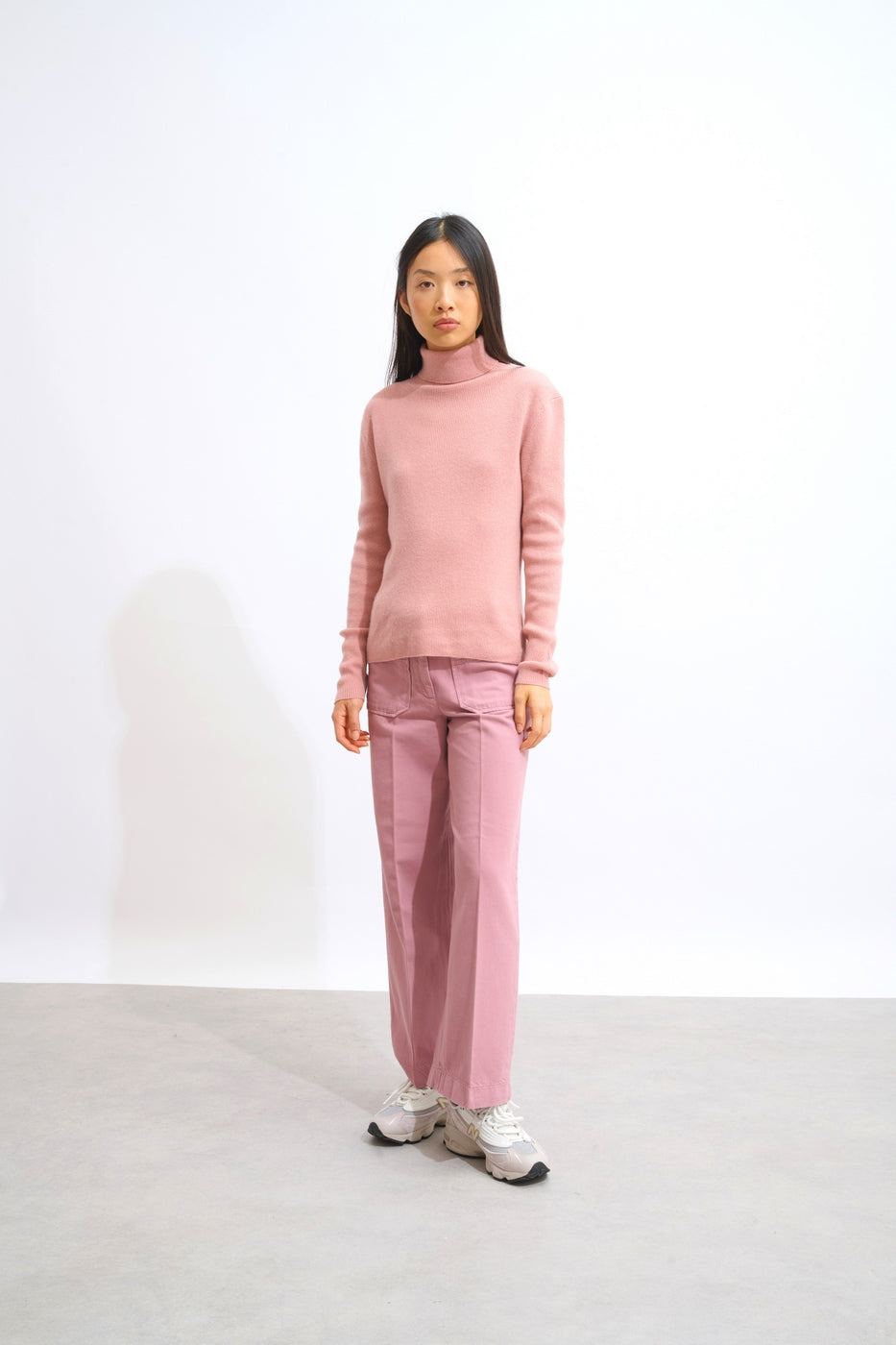 Turtleneck Sweater - Suzie - Pink