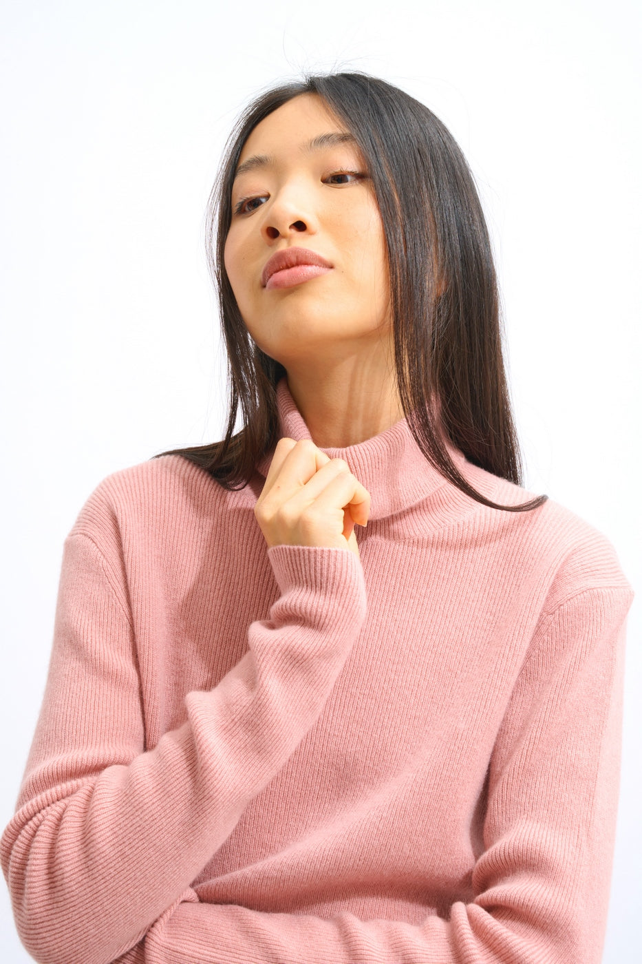Turtleneck Sweater - Suzie - Pink