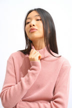 Turtleneck Sweater - Suzie - Pink