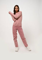 Round-Neck Jumper - Bella - Rosewood