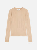 Pull Col Rond - Bella - Sable