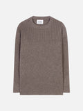 Round Neck Sweater - Daria - Brown