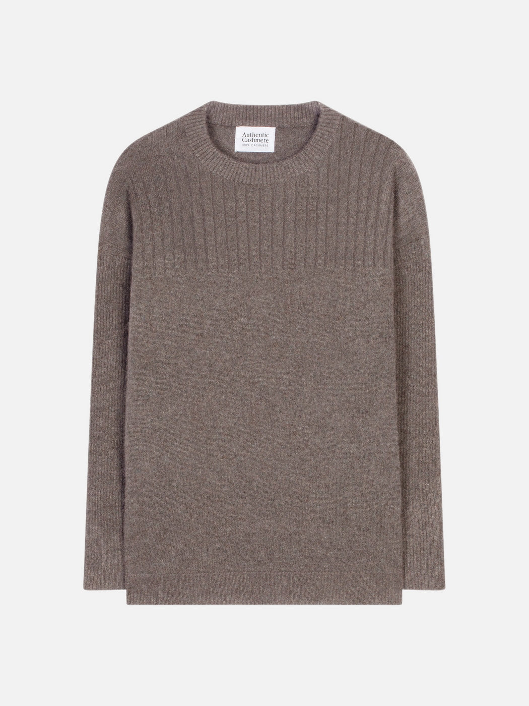 Round Neck Sweater - Daria - Brown