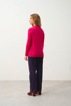 Pull Col Rond - Daria - Fuchsia