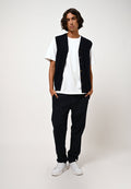Sleeveless V-Neck Cardigan - Hugo - Navy