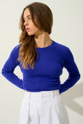 Etret Crew Neck Jumper - Indigo - Women