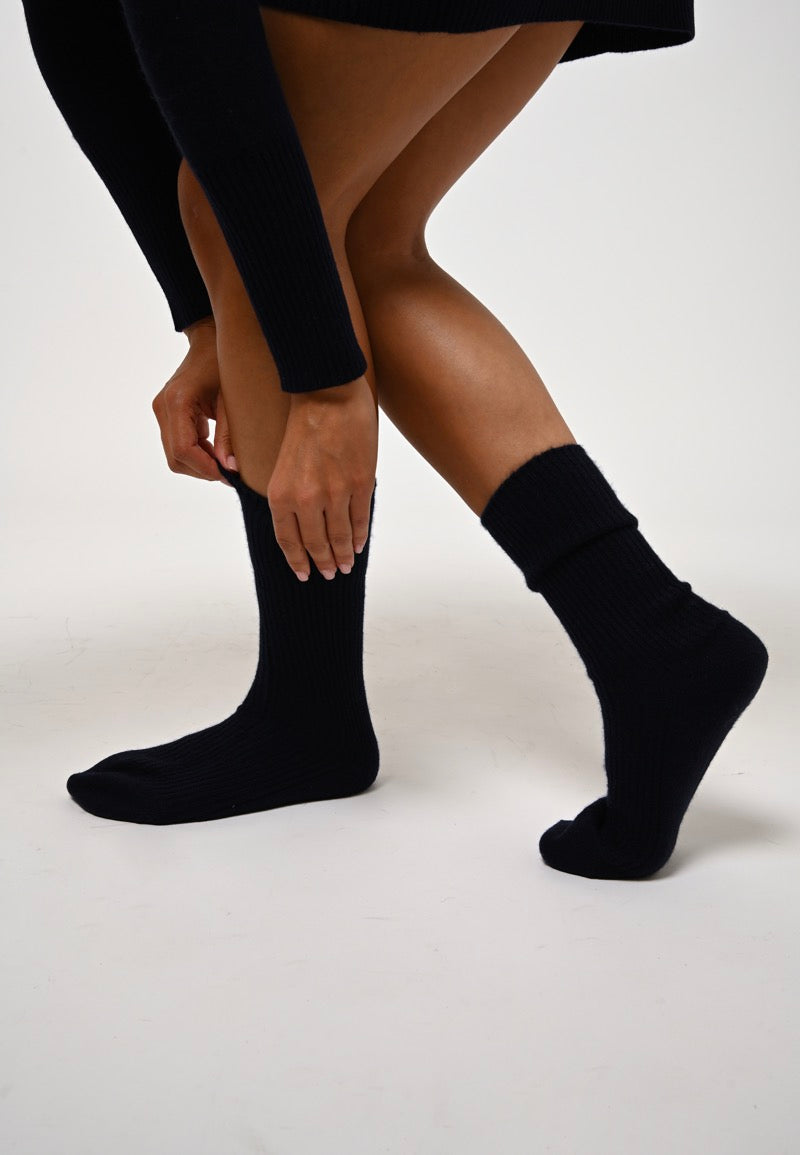 4-Ply Socks - Chewila - Navy