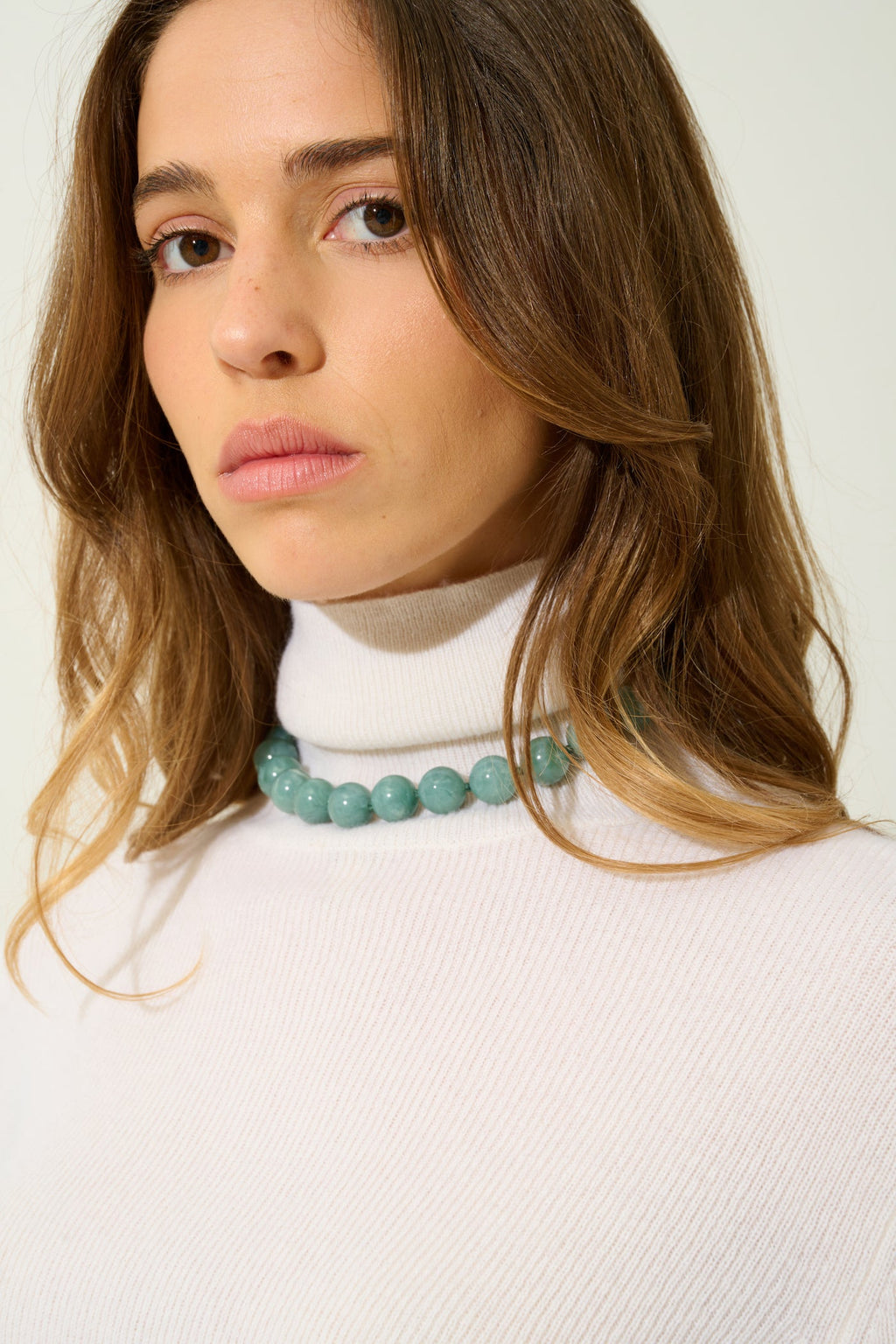 Jersey Cuello Vuelto - Suzie - Nieve